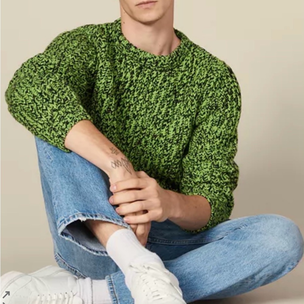 Sandro Acid Marled Sweater